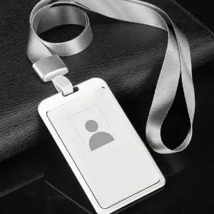 [셀러에이드]아크릴 사원증 케이스 카드목걸이홀더