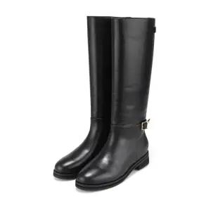 [25FW 신상] 바바라 소가죽 여성 롱부츠 3.5cm_BBI850BK