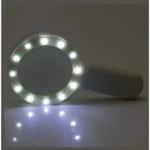 LED조명 2관절 돋보기 스탠드 독서 확대경 노안 미세작업