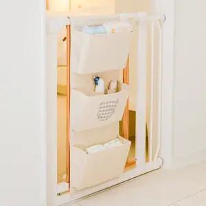 아가드 안전문 다용도 포켓 수납함 30cm 정리함 바구니 문걸이 보관함