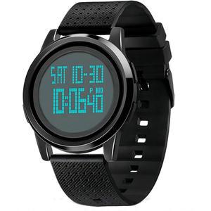 MJSCPHBJK 남성용 LED 패션 방수 스포츠 디지털 야광 손목시계 초박형 시계