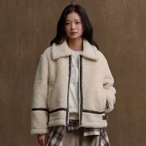 [체이스컬트]여성 보아 무스탕 집업 EFRG4375D05_P408390937