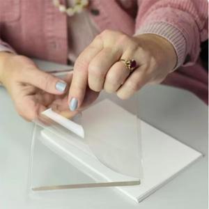 투명 젤 인쇄 플레이트 재사용 가능한 실리콘 프레스 모노 프린팅 아트 클리어 판화 용품