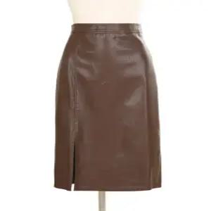 [예쎄](예쎄)   레더 슬림 미디엄 스커트 (S3WSK006A)