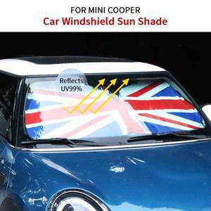 자동차 앞 유리 햇빛가리개 커버 블록, UV 광선 반사판, 미니 쿠퍼 원 R50 F55 액세서리