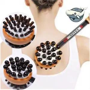 [골드스마일]원목 손잡이 마사지 기구 지압 바디 마사지기