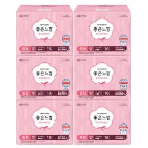 좋은느낌 오리지날 울트라날개 중형18px6개