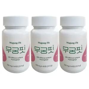 무궁핏 정 무궁화 평화 22.5g 500mg x 45정 3개