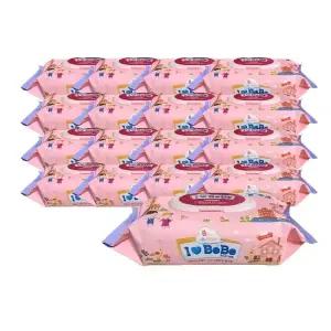 아이러브베베 물티슈 핑크 100매 캡형 20팩