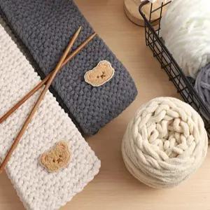 J2K 목도리 뜨개질 세트 DIY 손뜨개 패키지 털실