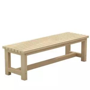 사우나 벤치 의자 원목 나무 긴의자 탈의실 대기실 휴식 찜질방