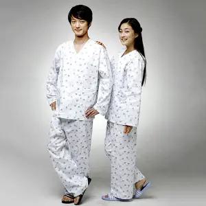 꽃무늬 20수 순면 환자복 간병 성인 노인 병원 환자용 환자복 치매
