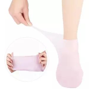 실리콘 양말 보습 핑크 발각질 관리 2p