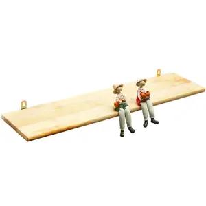 우드 1P 벽걸이 벽선반 선반 다용도 70cm 나무 원목