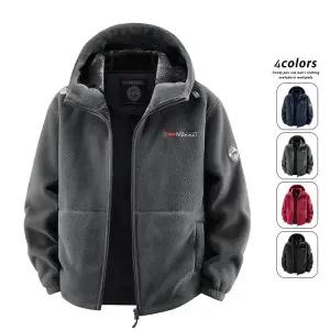 남성 양털 후드 점퍼 자켓 집업 오버핏