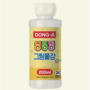 학용품 학습준비물 수채화용품 ML 딩동댕 그림물감 흰색 동아