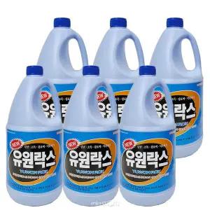 유원락스 2L x 6개 (1박스) 유연락스 살균 소독 표백 악취제거