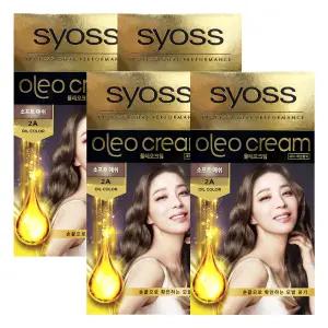 사이오스 올레오크림 새치커버 2A 소프트애쉬 100g 4개