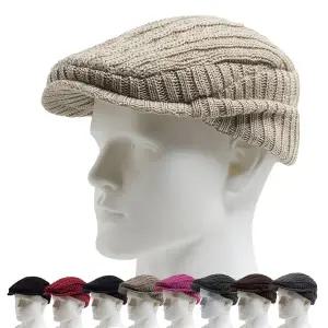 베레모 배레모 헌팅캡 모자 화가 중년 남여공용공용 니트 귀덮개 가을 겨울 두꺼운 패션 남성 뉴스보이 캡