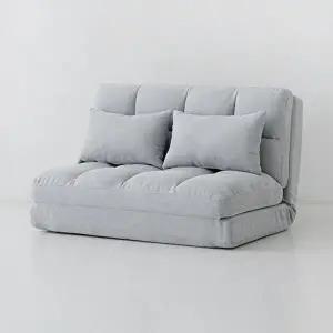 [마켓비]앰보 2인 좌식 소파베드 라이트그레이 4959.7884