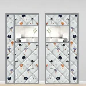 바람막이 커튼 단열 방음 누빔 방풍 보온 현관 우풍 투명 커텐 패딩커튼 방한 우풍차단