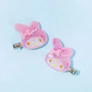 산리오 시야카 앞머리 클립-마이멜로디헤어악세사리 캐릭터핀 머리핀 집게 아동 헤어핀 집게핀 팬시