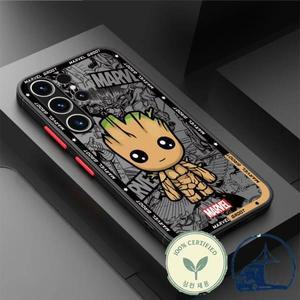 삼성 갤럭시 S23 FE 플러스 S9 울트라 마블  그루트 데드 풀 커버 용 전화케이스