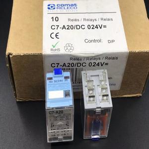 C7-A20 DC24V 중간 릴레이 10A 250VAC 8 핀 Comat CS-18
