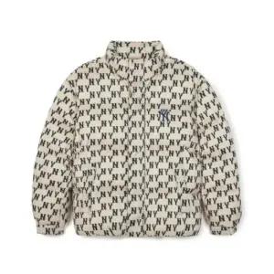 MLB패딩 PQJ 3ADJM0736-50CRD 클래식 모노그램 프린트 숏패딩