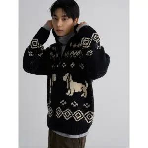 코위찬 후드 집업 카디건  네이비 (455X5ALY3R)