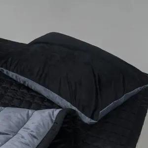 빌리 극세사 베개커버 50x70 블랙 1P 리버서블 베갯잇 극세사베개커버