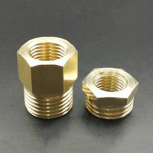 압력 게이지용 황동 감속기 부싱 파이프 피팅 커플러 커넥터 어댑터 1/4 