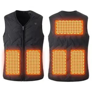 KC인증 발열 온열 조끼 방한 USB 열선 보온 DD 13314 낚시방한조끼