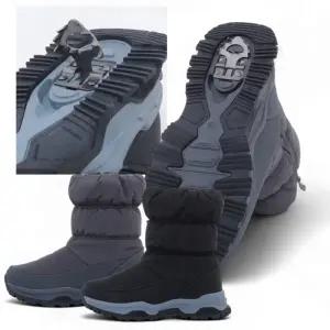 아이젠 부츠 겨울 털 방한화 여자 패딩 롱부츠 빙판길 미끄럼방지/sh-25353