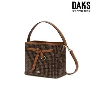 [닥스] DCBA0FD91 브라운 체크 토트백