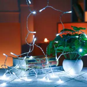 미니트리 장식 흰색빛 선조명 건전지형 3M 인테리어 소품 홈데코 거실