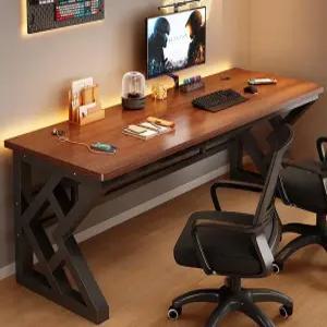 쌍둥이 책상 테이블 공부방 2인용 데스크 더블 사무실 180x60x75cm