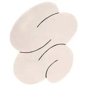 구름 러그 인테리어 거실 포인트 얇은러그 매트