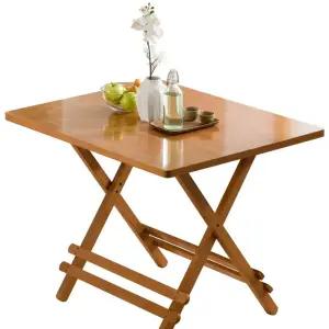 원목접이식테이블 사각식탁 야외 테라스 사각 우드