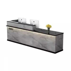 인포 데스크 테이블 원목 업소용카운터 인포메이션