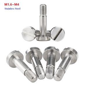 M1.6 M2 304 스테인레스 슬롯 플러그 위치 지정 샤프트 숄더 스크류 제한 베어링 볼트