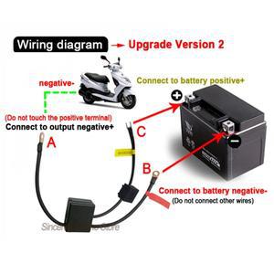 오토바이 배터리 스위치 무선 원격 제어 분리 차단 절연체 누출 전기 12V 50A 방지
