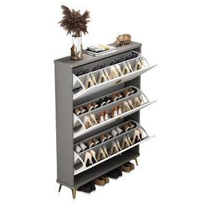 키높은신발장 템바보드 수납 거실 원목 인테리어 TV장 초박형 1200mm 거실선반 3단