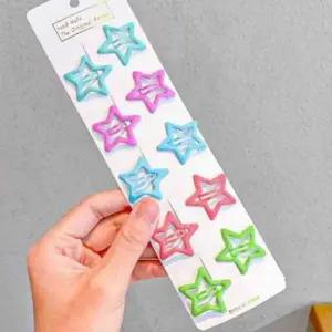 [골드스마일]별머리핀세트 데이 별똑딱이머리핀