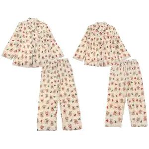 갤러리아 [비비안]귀여운 꼬마곰 폴리기모 커플잠옷(WP8877A MP8877A SET)