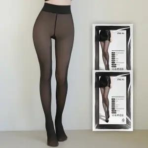 (2매세트) 완벽 밀착 기모 착시 스타킹