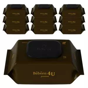 베베앙 물티슈 포유 프리미엄 고평량 엠보싱 캡형 70매 10팩