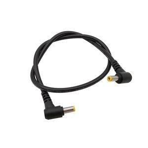 DC 전원 케이블 직각 5.5x2.5mm 수-수 5.5 x 2.5mm 플러그 어댑터 18AWG 12V 24V 연장 코드 커넥터 1개