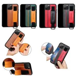 아이폰 13프로맥스 가죽 썬스트랩 카드 범퍼