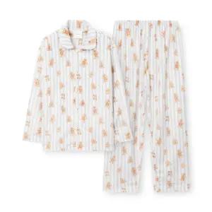 [롯데백화점]오르시떼 남성 G135 윈터쿠키 긴소매 파자마 세트 OR25WMGEG135